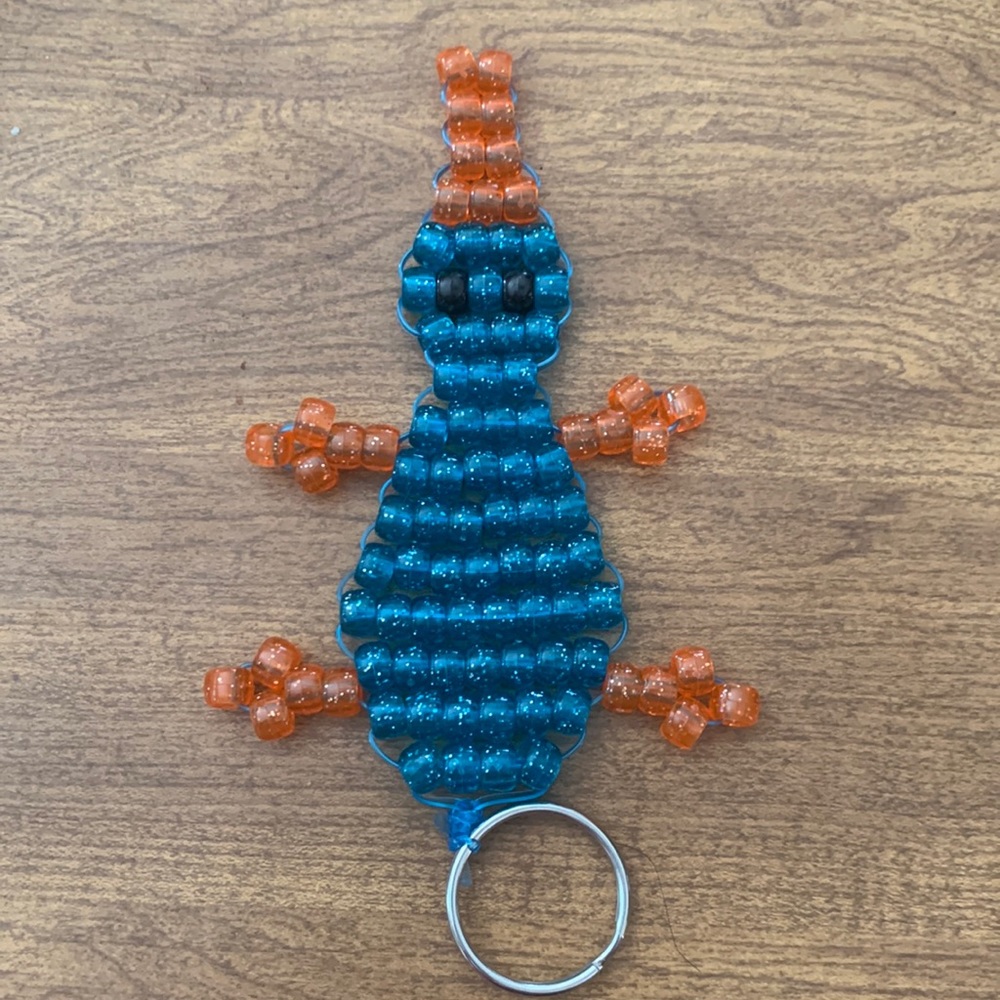 Blue Platypus Keychain